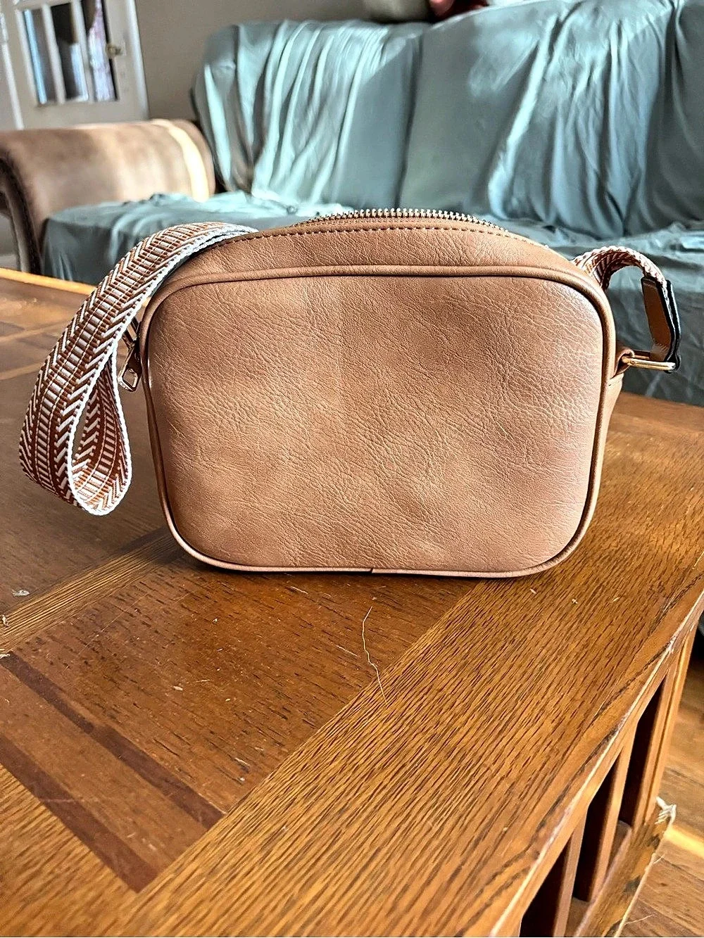 Chevron Quilted Crossbody